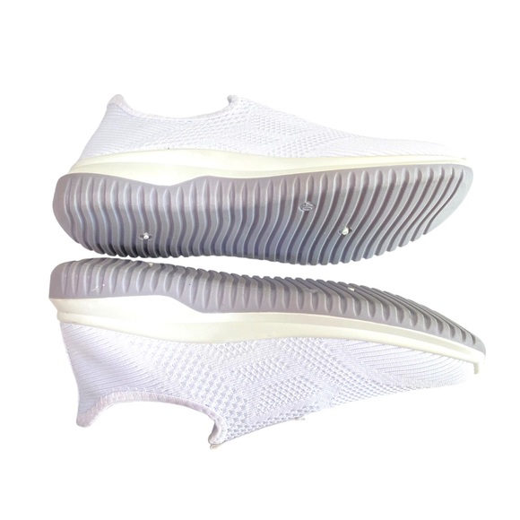 TWEAK BRAND ULTRA LIGHT WEIGHT RUNNING SPORTS WHITE SLIP-ON SNEAKERS SIZE EU 40 - Picture 4 of 14